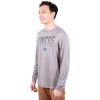 imageUltra Game Mens NBA Official Long Sleeve Athletic Quick Dry Performance TShirtHeather Gray