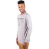imageUltra Game Mens NBA Official Long Sleeve Athletic Quick Dry Performance TShirtHeather Gray
