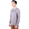 imageUltra Game Mens NBA Official Long Sleeve Athletic Quick Dry Performance TShirtHeather Gray