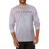 imageUltra Game Mens NBA Official Long Sleeve Athletic Quick Dry Performance TShirtHeather Gray