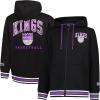 imageUltra Game Adults NBA Official Super Soft MVP Full Zip Hoodie Jacket Sacramento Kings Team Color Small