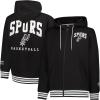 imageUltra Game Adults NBA Official Super Soft MVP Full Zip Hoodie Jacket San Antonio Spurs Team Color Small