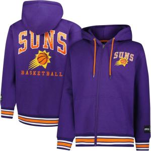 imageUltra Game Adults NBA Official Super Soft MVP Full Zip Hoodie Jacket Phoenix Suns Team Color Small