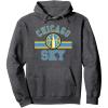 imageWNBA Chicago Sky Downtown Pullover HoodieDark Heather Grey