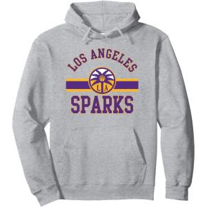 imageWNBA Los Angeles Sparks Downtown Pullover HoodieHeather Grey