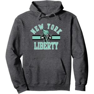 imageWNBA New York Liberty Downtown Pullover HoodieDark Heather Grey