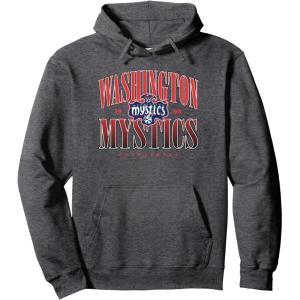 imageWNBA Washington Mystics Courtside Pullover HoodieDark Heather Grey