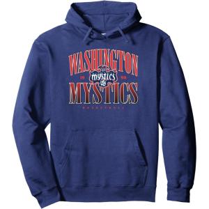 imageWNBA Washington Mystics Courtside Pullover HoodieNavy Blue
