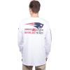 imageUltra Game Mens NFL Official Super Soft Supreme Long Sleeve TShirtWhite
