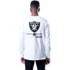 imageUltra Game Mens NFL Official Super Soft Supreme Long Sleeve TShirtWhite