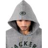 imageUltra Game Mens NFL Official Super Soft Throwback Hoodie SweatshirtGray Snow