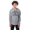 imageUltra Game Mens NFL Official Super Soft Throwback Hoodie SweatshirtGray Snow