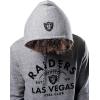 imageUltra Game Mens NFL Official Super Soft Throwback Hoodie SweatshirtGray Snow