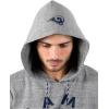 imageUltra Game Mens NFL Official Super Soft Throwback Hoodie SweatshirtGray Snow