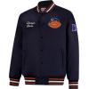 imageUltra Game Mens NFL Official Supreme Heritage Satin JacketHeritage Logo 1
