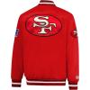 imageUltra Game Mens NFL Official Supreme Heritage Satin JacketHeritage Logo 2