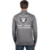 imageUltra Game NFL Official Adults Super Soft Quarter Zip Long Sleeve TShirtHeather Charcoal