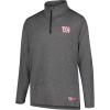 imageUltra Game NFL Official Adults Super Soft Quarter Zip Long Sleeve TShirtHeather Charcoal