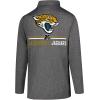 imageUltra Game NFL Official Adults Super Soft Quarter Zip Long Sleeve TShirtHeather Charcoal