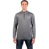 imageUltra Game NFL Official Adults Super Soft Quarter Zip Long Sleeve TShirtHeather Charcoal