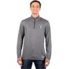 imageUltra Game NFL Official Adults Super Soft Quarter Zip Long Sleeve TShirtHeather Charcoal