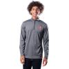 imageUltra Game NFL Official Adults Super Soft Quarter Zip Long Sleeve TShirtHeather Charcoal
