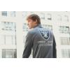 imageUltra Game NFL Official Adults Super Soft Quarter Zip Long Sleeve TShirtHeather Charcoal