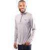 imageUltra Game NFL Official Adults Super Soft Quarter Zip Long Sleeve TShirtHeather Charcoal