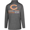 imageUltra Game NFL Official Adults Super Soft Quarter Zip Long Sleeve TShirtHeather Charcoal