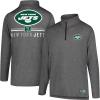 imageUltra Game NFL Official Adults Super Soft Quarter Zip Long Sleeve TShirtHeather Charcoal