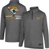 imageUltra Game NFL Official Adults Super Soft Quarter Zip Long Sleeve TShirtHeather Charcoal