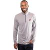 imageUltra Game NFL Official Adults Super Soft Quarter Zip Long Sleeve TShirtHeather Charcoal