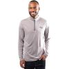 imageUltra Game NFL Official Adults Super Soft Quarter Zip Long Sleeve TShirtHeather Charcoal