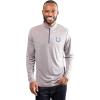 imageUltra Game NFL Official Adults Super Soft Quarter Zip Long Sleeve TShirtHeather Charcoal