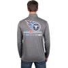 imageUltra Game NFL Official Adults Super Soft Quarter Zip Long Sleeve TShirtHeather Charcoal