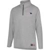 imageUltra Game NFL Official Adults Super Soft Quarter Zip Long Sleeve TShirtHeather Gray