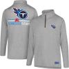 imageUltra Game NFL Official Adults Super Soft Quarter Zip Long Sleeve TShirtHeather Gray