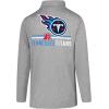 imageUltra Game NFL Official Adults Super Soft Quarter Zip Long Sleeve TShirtHeather Gray