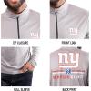 imageUltra Game NFL Official Adults Super Soft Quarter Zip Long Sleeve TShirtHeather Gray
