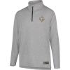 imageUltra Game NFL Official Adults Super Soft Quarter Zip Long Sleeve TShirtHeather Gray