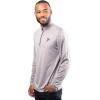 imageUltra Game NFL Official Adults Super Soft Quarter Zip Long Sleeve TShirtHeather Gray