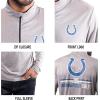 imageUltra Game NFL Official Adults Super Soft Quarter Zip Long Sleeve TShirtHeather Gray