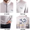 imageUltra Game NFL Official Adults Super Soft Quarter Zip Long Sleeve TShirtHeather Gray