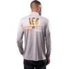 imageUltra Game NFL Official Adults Super Soft Quarter Zip Long Sleeve TShirtHeather Gray