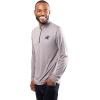imageUltra Game NFL Official Adults Super Soft Quarter Zip Long Sleeve TShirtHeather Gray