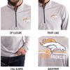 imageUltra Game NFL Official Adults Super Soft Quarter Zip Long Sleeve TShirtHeather Gray