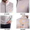 imageUltra Game NFL Official Adults Super Soft Quarter Zip Long Sleeve TShirtHeather Gray