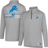 imageUltra Game NFL Official Adults Super Soft Quarter Zip Long Sleeve TShirtHeather Gray