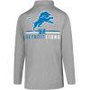 imageUltra Game NFL Official Adults Super Soft Quarter Zip Long Sleeve TShirtHeather Gray