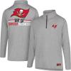 imageUltra Game NFL Official Adults Super Soft Quarter Zip Long Sleeve TShirtHeather Gray